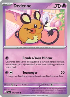 Dedenne 036/091 — Paldean Fates / SVP Black Star Promos