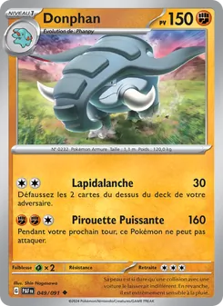 Donphan 049/091 — Paldean Fates / SVP Black Star Promos