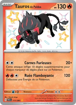 Tauros de Paldea 111/091 — Paldean Fates / SVP Black Star Promos