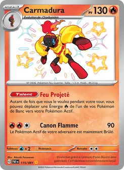 Carmadura 115/091 — Paldean Fates / SVP Black Star Promos