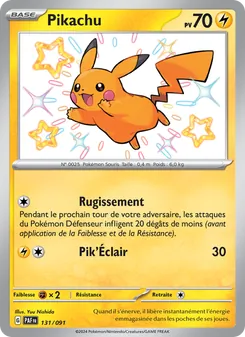 Pikachu 131/091 — Paldean Fates / SVP Black Star Promos