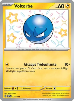 Voltorbe 133/091 — Paldean Fates / SVP Black Star Promos