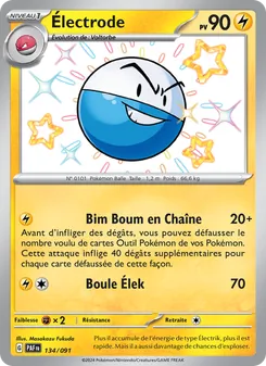 Électrode 134/091 — Paldean Fates / SVP Black Star Promos