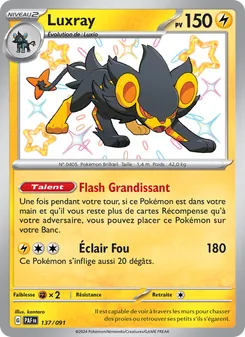 Luxray 137/091 — Paldean Fates / SVP Black Star Promos