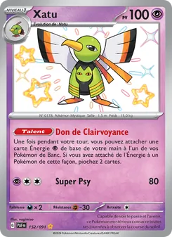 Xatu 152/091 — Paldean Fates / SVP Black Star Promos