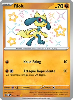 Riolu 173/091 — Paldean Fates / SVP Black Star Promos