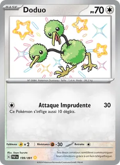 Doduo 199/091 — Paldean Fates / SVP Black Star Promos
