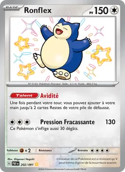 Ronflex 202/091 — Paldean Fates / SVP Black Star Promos