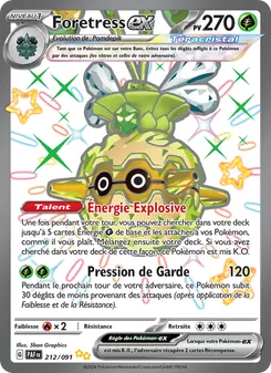 Foretress-ex 212/091 — Paldean Fates / SVP Black Star Promos