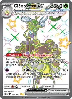 Cléopsytra-ex 214/091 — Paldean Fates / SVP Black Star Promos