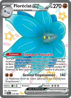 Floréclat-ex 218/091 — Paldean Fates / SVP Black Star Promos