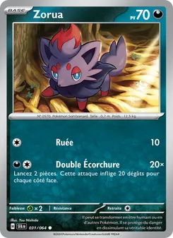 Zorua 031/064 — Shrouded Fable