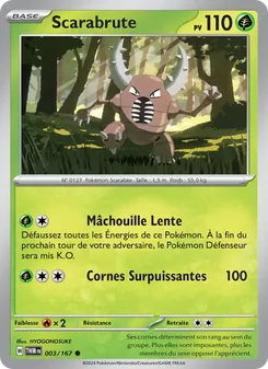 Scarabrute 003/167 — Twilight Masquerade