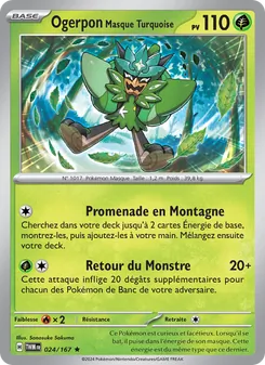 Ogerpon Masque Turquoise 024/167 — Twilight Masquerade