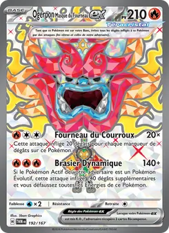 Ogerpon Masque du Fourneau-ex 192/167 — Twilight Masquerade