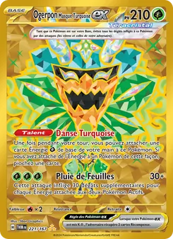 Ogerpon Masque Turquoise-ex 221/167 — Twilight Masquerade