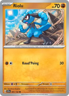 Riolu 081/142 — Stellar Crown