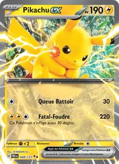 Pikachu-ex 028/131 — Prismatic Evolutions