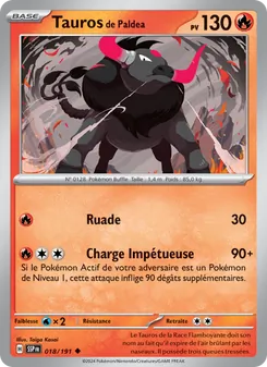 Tauros de Paldea 018/191 — Surging Sparks