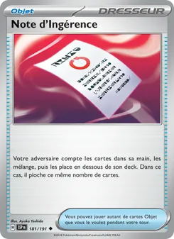 Note d'Ingérence 181/191 — Surging Sparks