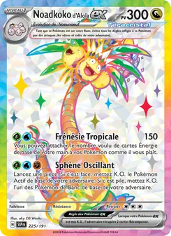 Noadkoko d'Alola-ex 225/191 — Surging Sparks