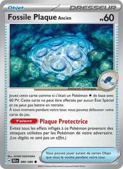 Fossile Plaque Ancien 080/086 — Black Bolt