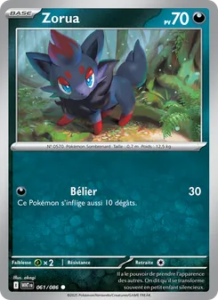 Zorua 061/086 — White Flare