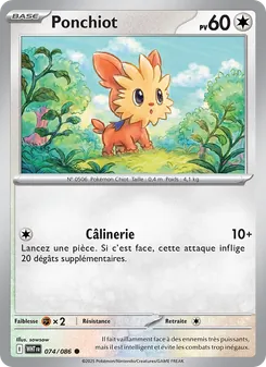 Ponchiot 074/086 — White Flare