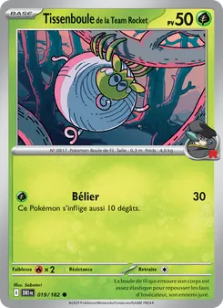 Tissenboule de la Team Rocket 019/182 — Destined Rivals