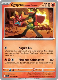 Ogerpon Masque du Fourneau 044/182 — Destined Rivals