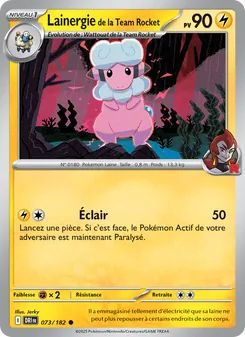 Lainergie de la Team Rocket 073/182 — Destined Rivals