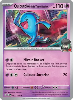 Qulbutoké de la Team Rocket 082/182 — Destined Rivals