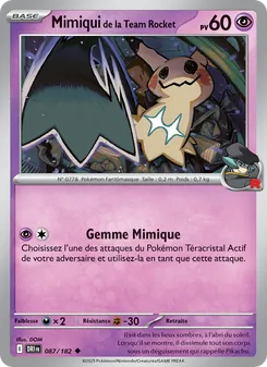 Mimiqui de la Team Rocket 087/182 — Destined Rivals