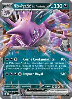 Nidoking-ex de la Team Rocket 119/182 — Destined Rivals