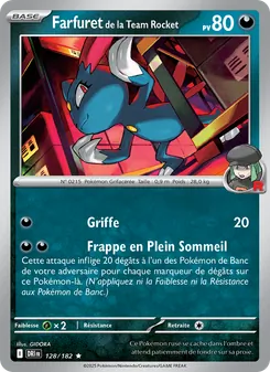 Farfuret de la Team Rocket 128/182 — Destined Rivals