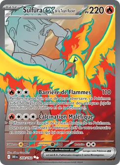 Sulfura-ex de la Team Rocket 208/182 — Destined Rivals