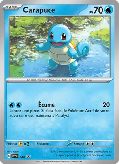 Carapuce 048/225 — SVP Black Star Promos