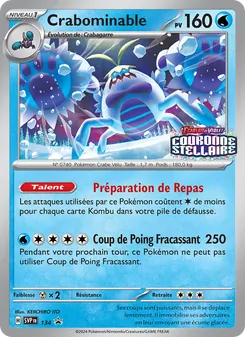 Crabominable 134/225 — SVP Black Star Promos
