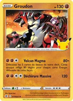 Groudon 17/25 — Celebrations / Celebrations Classic Collection
