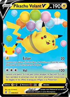 Pikachu Volant V 6/25 — Celebrations / Celebrations Classic Collection