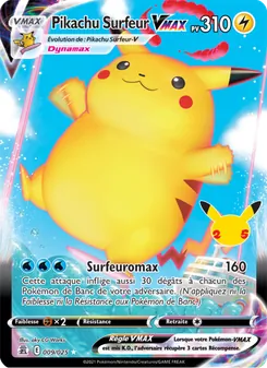 Pikachu Surfeur VMAX 9/25 — Celebrations / Celebrations Classic Collection