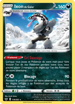 Ixon de Galar 119/202 — Sword & Shield