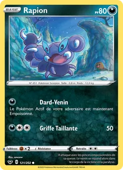 Rapion 121/202 — Sword & Shield