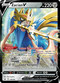 Zacian V 138/202 — Sword & Shield