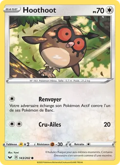 Hoothoot 143/202 — Sword & Shield
