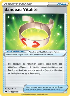 Bandeau Vitalité 185/202 — Sword & Shield