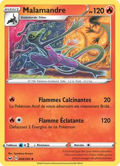 Malamandre 28/202 — Sword & Shield