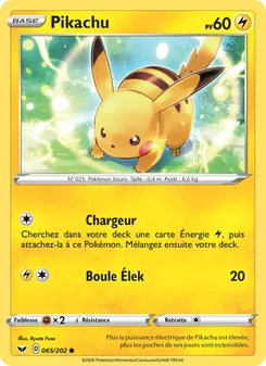 Pikachu 65/202 — Sword & Shield