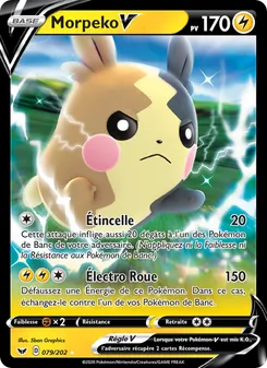 Morpeko V 79/202 — Sword & Shield