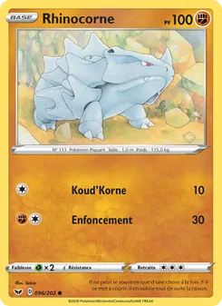 Rhinocorne 96/202 — Sword & Shield